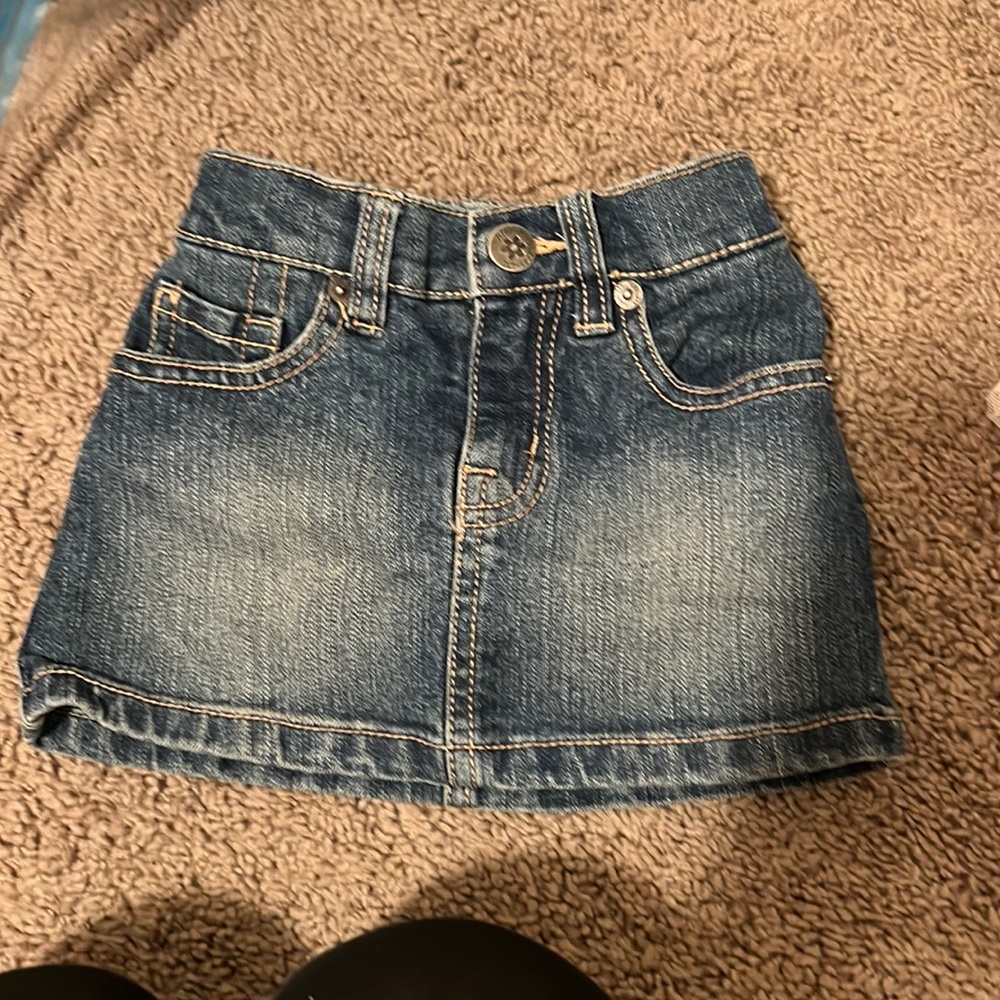 18-24 month jean skirt